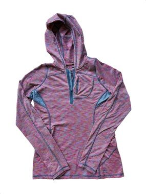 REI Striped Hooded Pullover